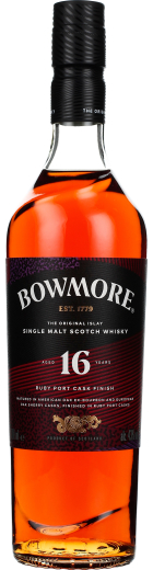 Bowmore 16 years Ruby Port Cask Finish
