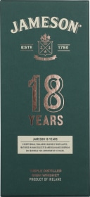 Product: Jameson 18 years Limited Reserve