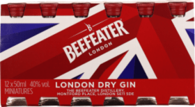 Product: Beefeater Gin miniaturen