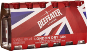 Product: Beefeater Gin miniaturen