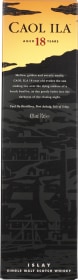 Product: Caol Ila 18 years Single Malt