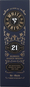 Product: White Heather 21 years Blended