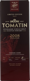 Product: Tomatin 12 years 2008 Cognac French Collection