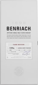 Product: Benriach 27 years 1994 Oloroso Puncheon