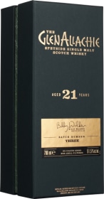 Product: GlenAllachie 21 years Cask Strength Batch Number Three