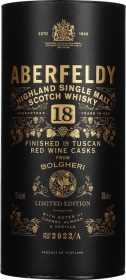 Product: Aberfeldy 18 years Bolgheri Tuscan Finish