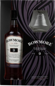 Product: Bowmore 9 years Giftset Single Malt