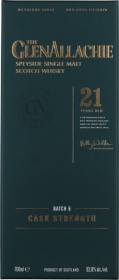Product: GlenAllachie 21 years Cask Strength Batch 6
