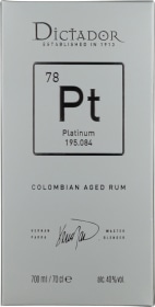 Product: Dictador Platinum Rum