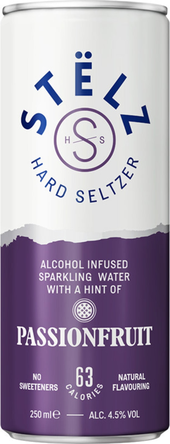 Product afbeelding: Stëlz Hard Seltzer Passionfruit
