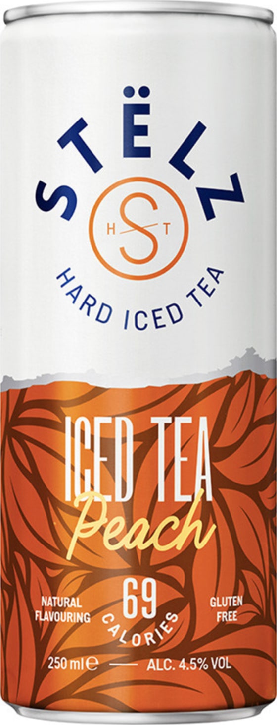 Product afbeelding: Stëlz Hard Seltzer Iced Tea Peach