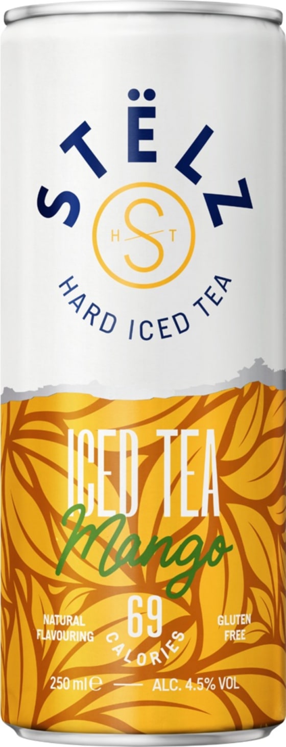 Product afbeelding: Stëlz Hard Seltzer Iced Tea Mango