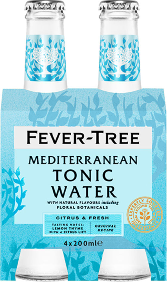 Product afbeelding: Fever Tree Mediterranean Tonic 4-pack