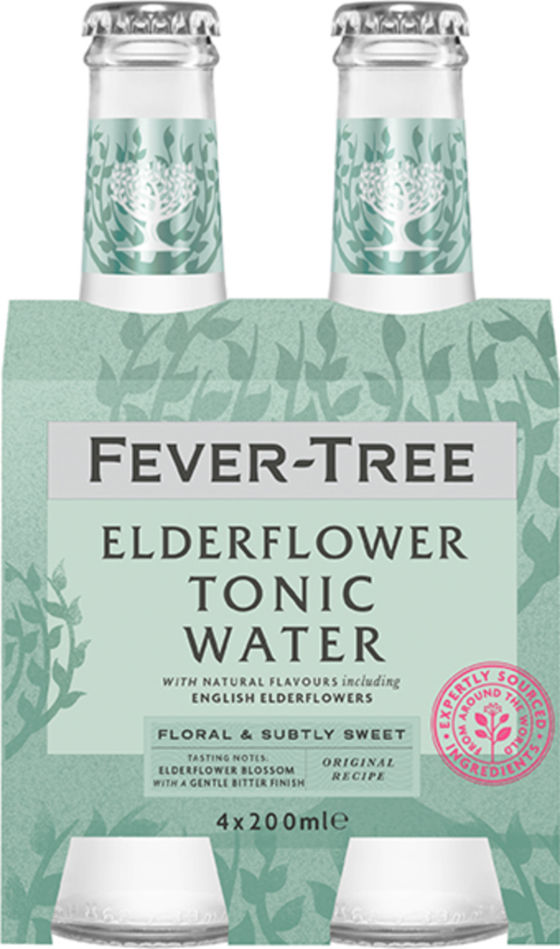 Product afbeelding: Fever Tree Elderflower Tonic 4-pack