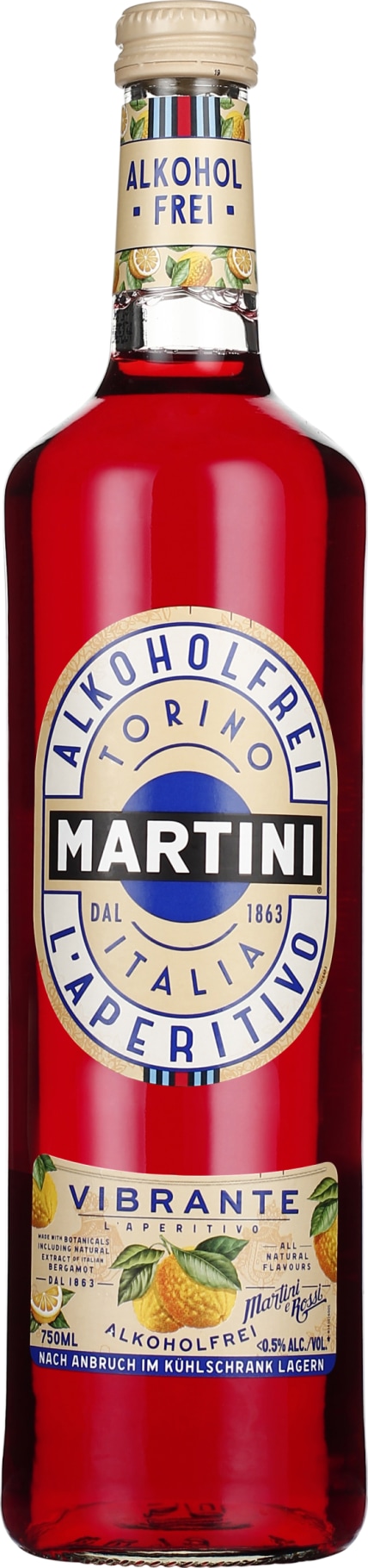 Product afbeelding: Martini Vibrante non-Alcoholic Aperitif