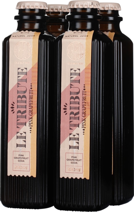 Product afbeelding: Le Tribute Pink Grapefruit Soda 4-pack