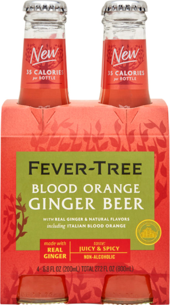 Product afbeelding: Fever Tree Ginger Beer Blood Orange 4-pack