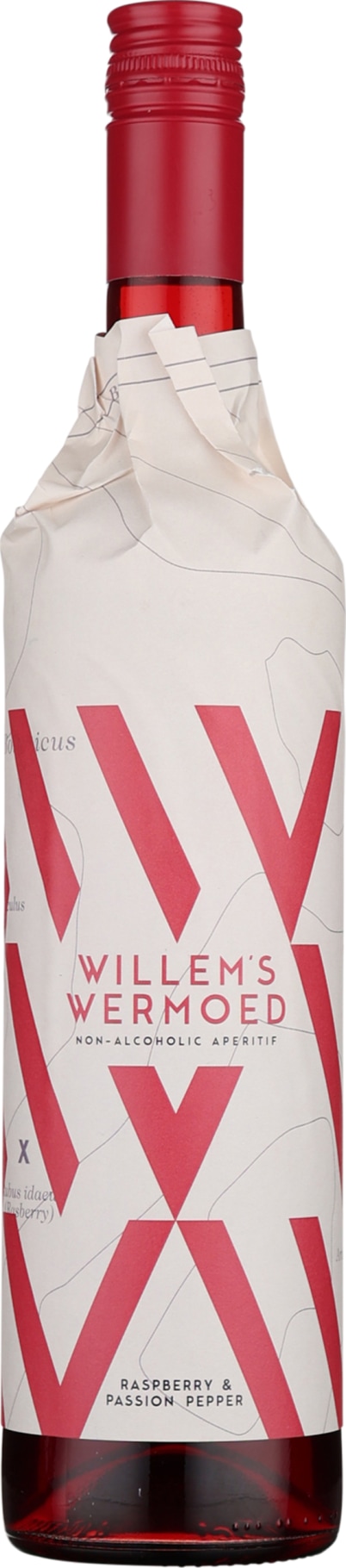 Product afbeelding: Willem's Wermoed Raspberry & Passion Pepper Non-Alcoholic