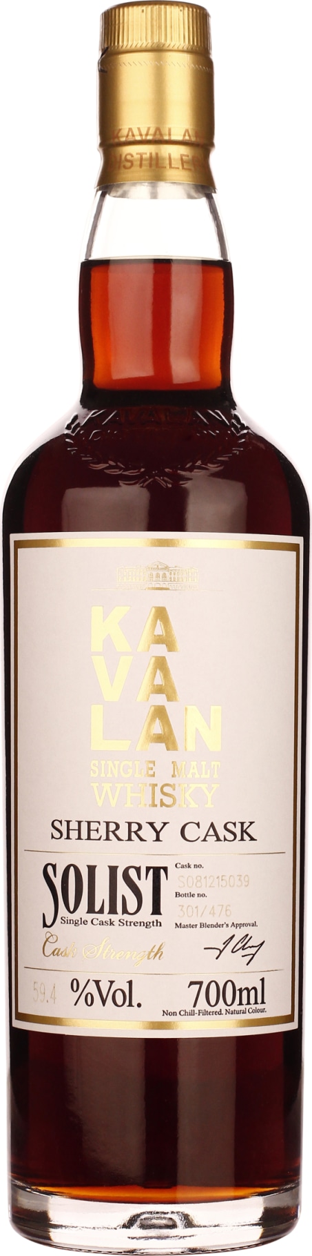 Product afbeelding: Kavalan Solist Sherry Cask Strength