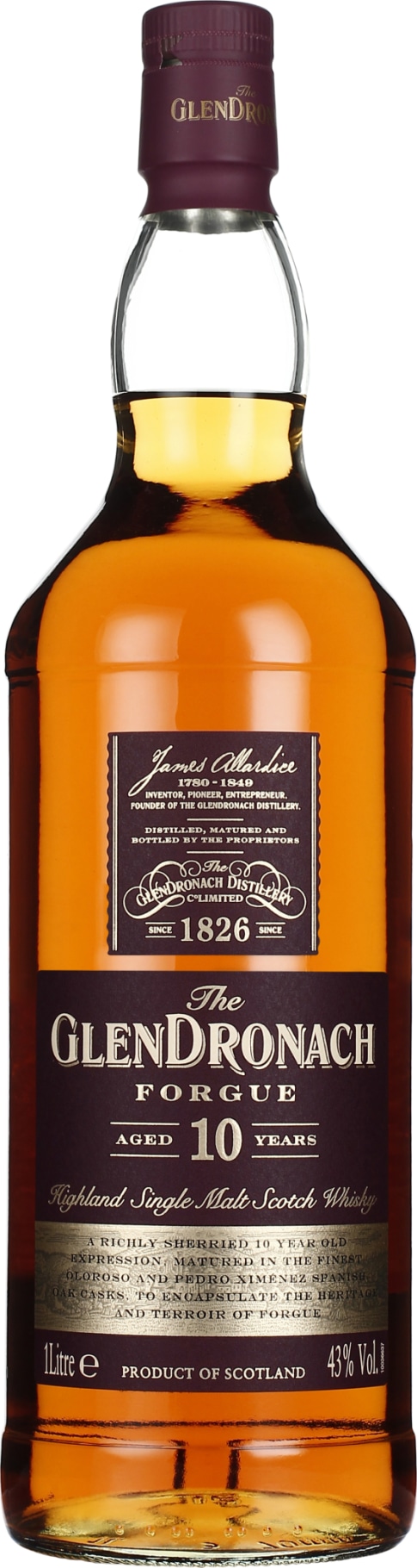 Product afbeelding: GlenDronach 10 years Forgue Single Malt