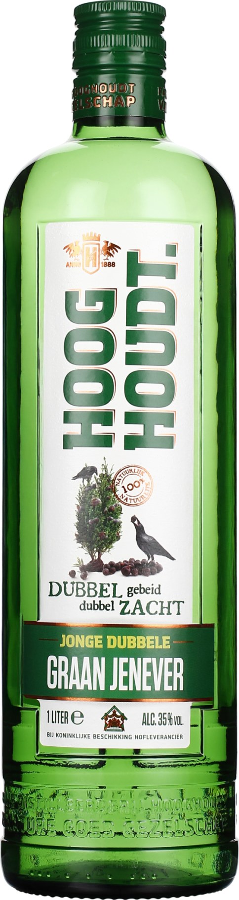 Product afbeelding: Hooghoudt Jonge Dubbele Graan Jenever