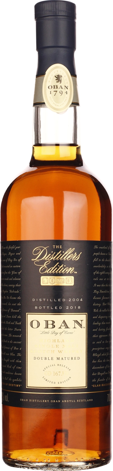 Product afbeelding: Oban Distillers Edition 2004-2018