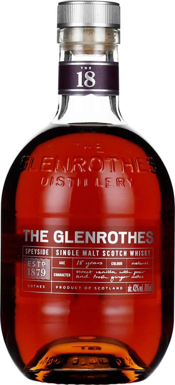 Product afbeelding: The Glenrothes 18 years Single Malt