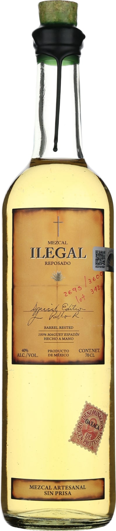 Product afbeelding: Ilegal Mezcal Reposado