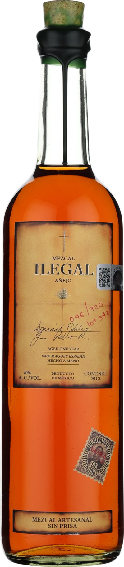 Product afbeelding: Ilegal Mezcal Anejo