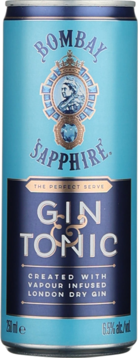 Product afbeelding: Bombay Dry Gin & Tonic blik