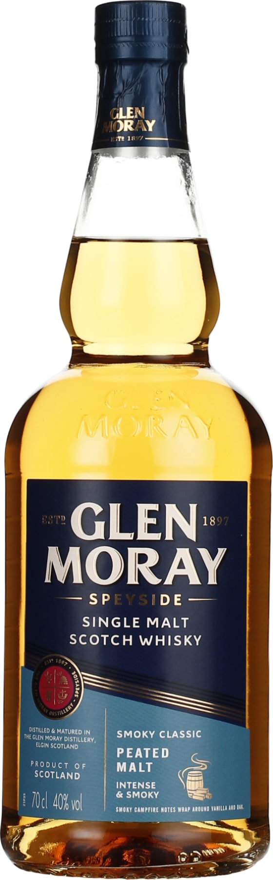 Product afbeelding: Glen Moray Peated Single Malt Elgin Classic