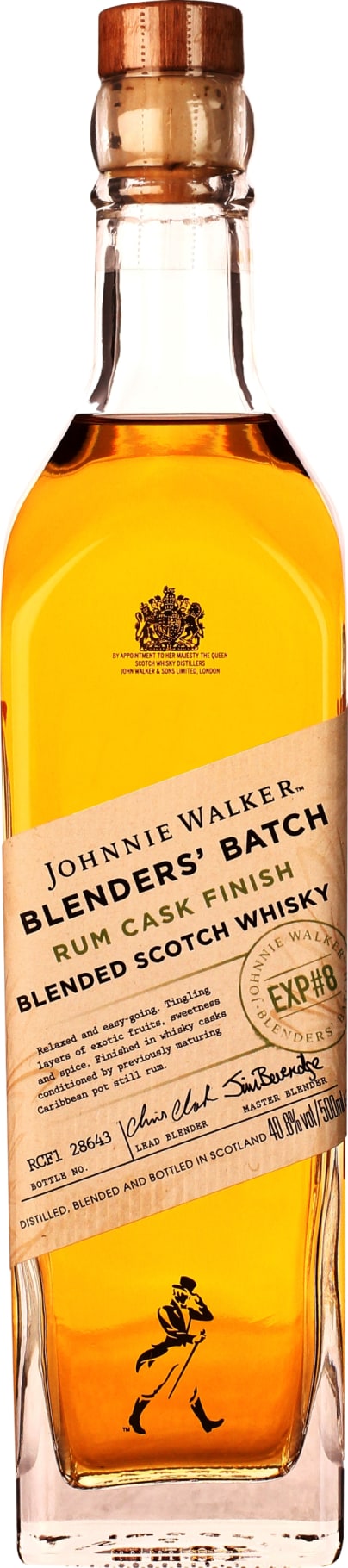 Product afbeelding: Johnnie Walker Rum Cask Finish Blenders Batch