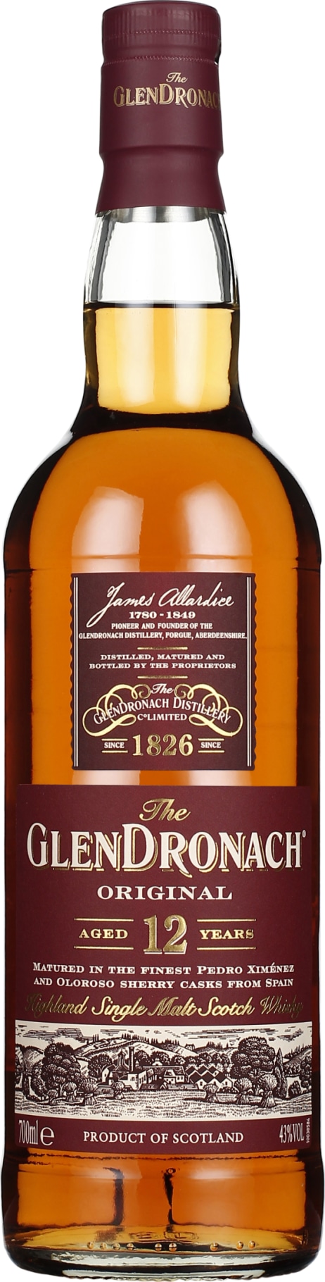 Product afbeelding: GlenDronach 12 years Original