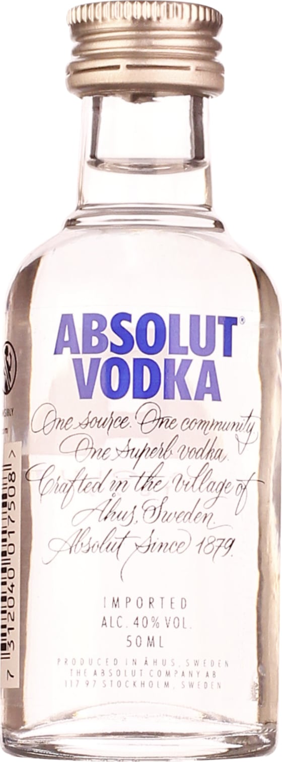 Product afbeelding: Absolut Vodka miniaturen