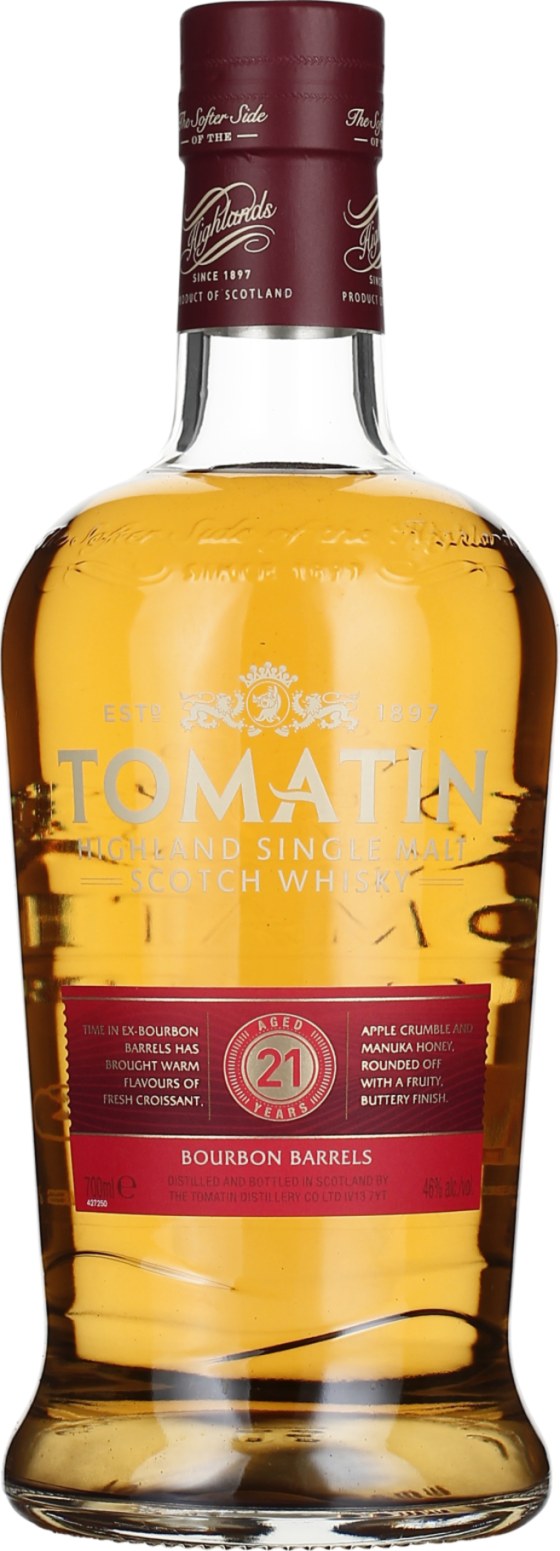 Product afbeelding: Tomatin 21 years Single Malt