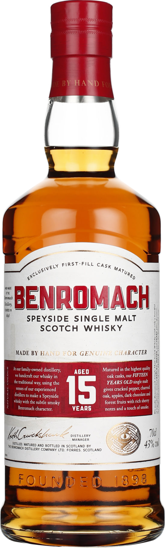 Product afbeelding: Benromach 15 years Single Malt