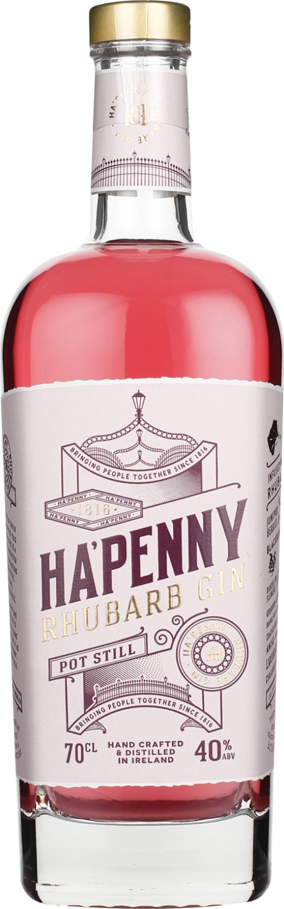 Product afbeelding: Ha'Penny Rhubarb Gin