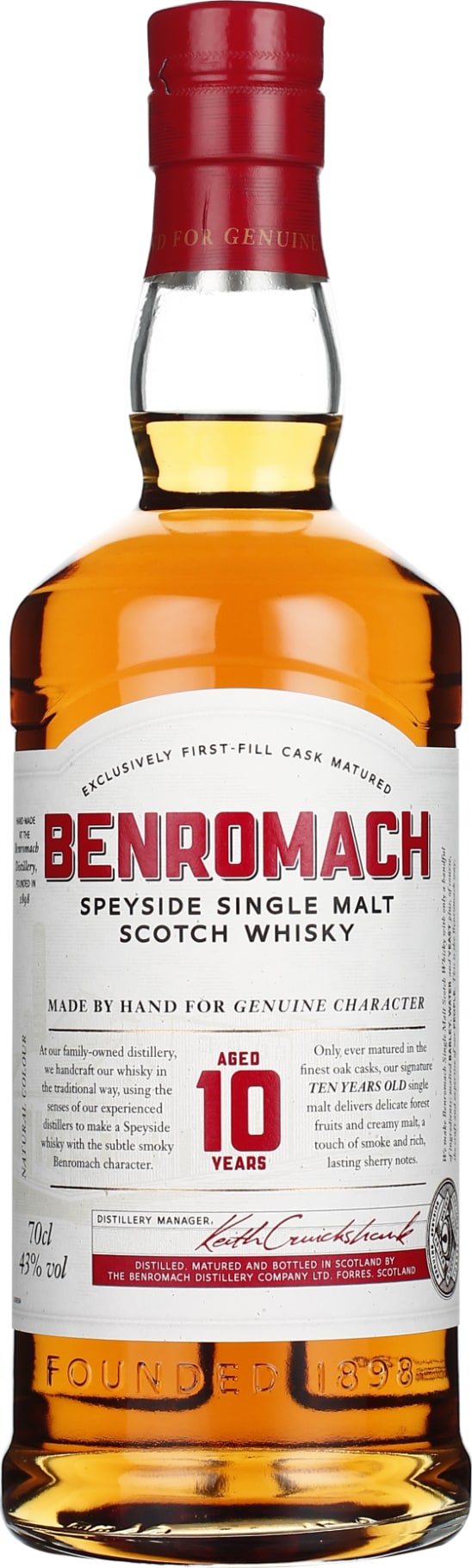 Product afbeelding: Benromach 10 years Single Malt