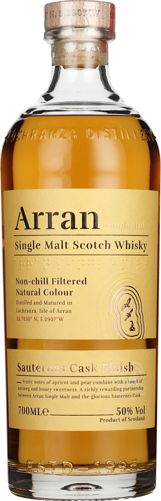 Product afbeelding: Arran Sauternes Cask Finish