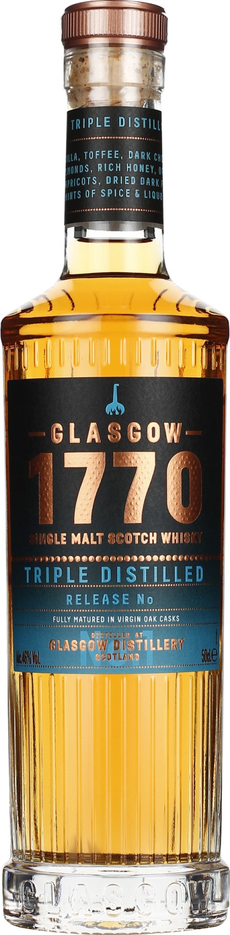 Product afbeelding: Glasgow 1770 Triple Distilled Single Malt