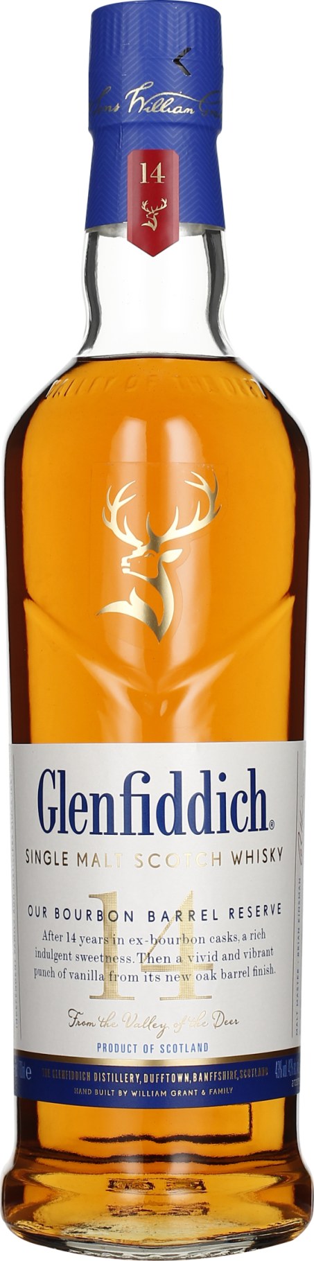 Product afbeelding: Glenfiddich 14 years Bourbon Barrel Reserve