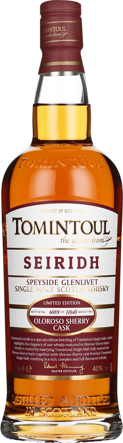 Product afbeelding: Tomintoul Seiridh Oloroso Sherry Cask