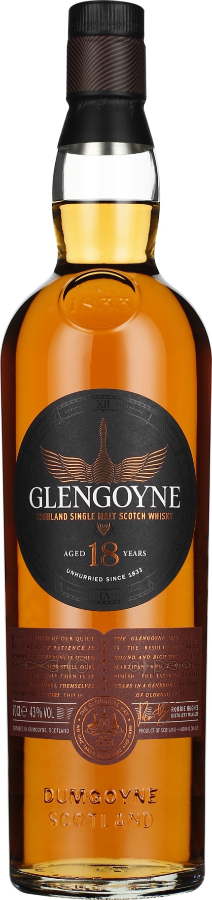 Product afbeelding: Glengoyne 18 years Single Malt