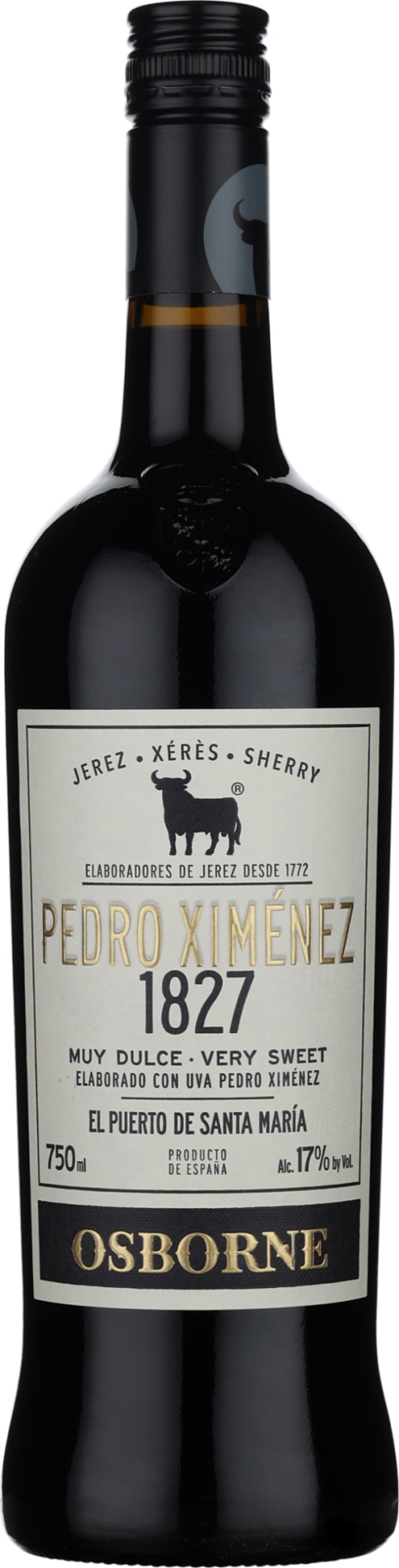 Product afbeelding: Osborne 1827 Pedro Ximenez