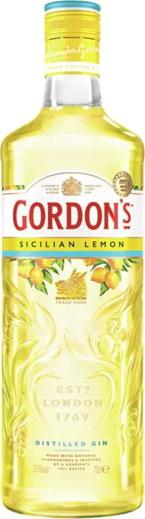 Product afbeelding: Gordon's Gin Sicilian Lemon