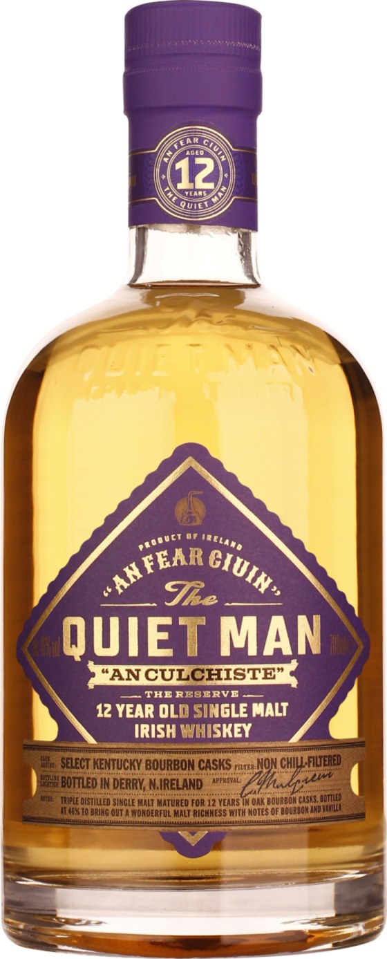 Product afbeelding: The Quiet Man 12 years Single Malt