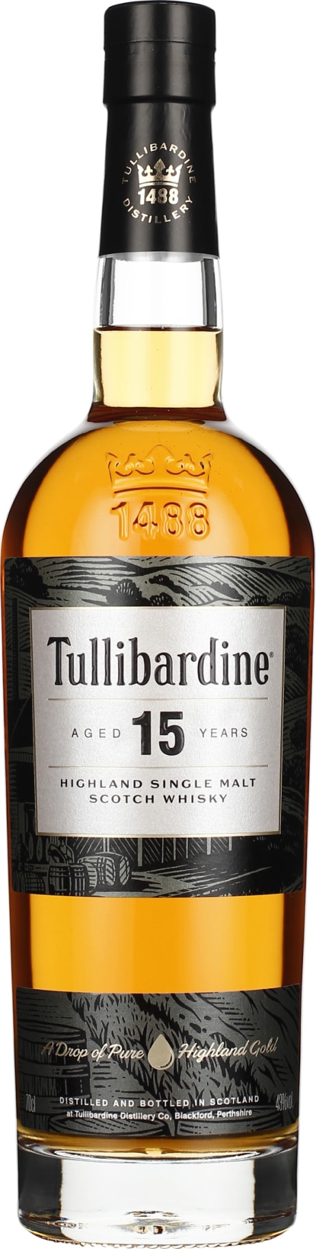 Product afbeelding: Tullibardine 15 years Single Malt