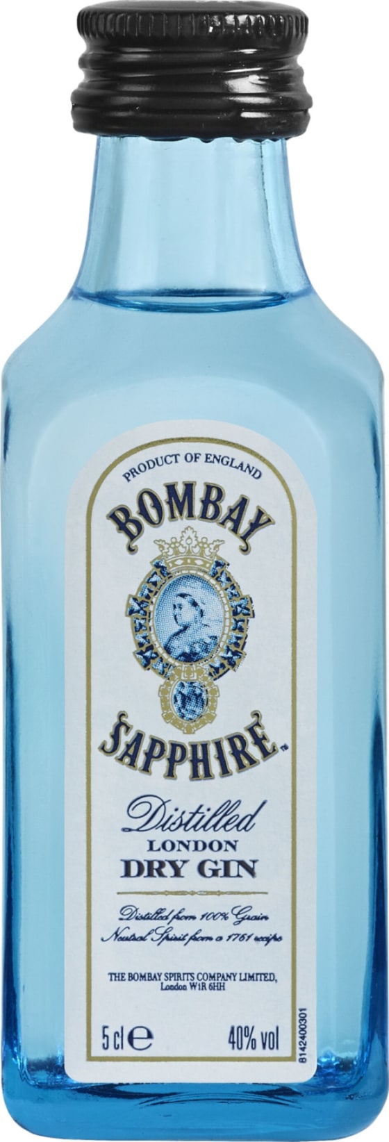 Product afbeelding: Bombay Sapphire Gin miniaturen