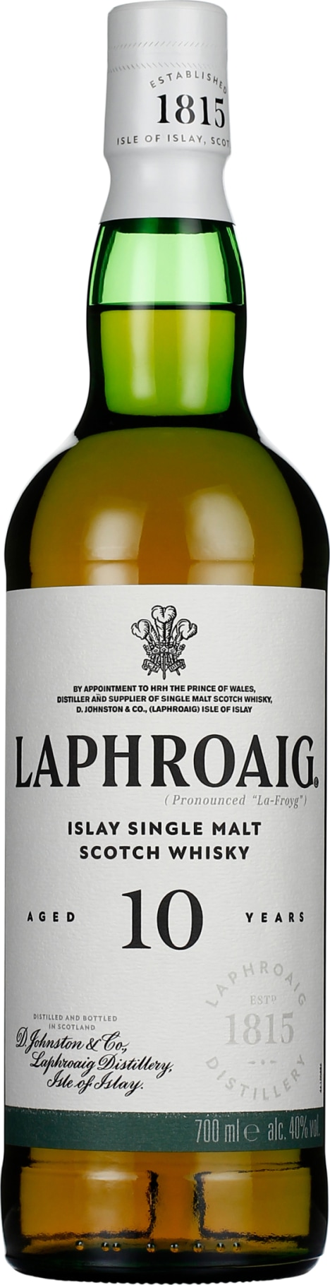 Product afbeelding: Laphroaig 10 years Single Malt