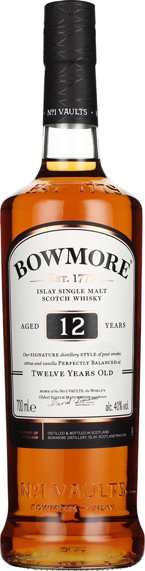 Product afbeelding: Bowmore 12 years Single Malt